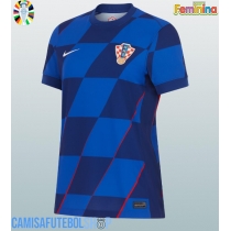 Camisa de time de futebol Croácia Replicas 2º Equipamento Feminina Europeu 2024 Manga Curta